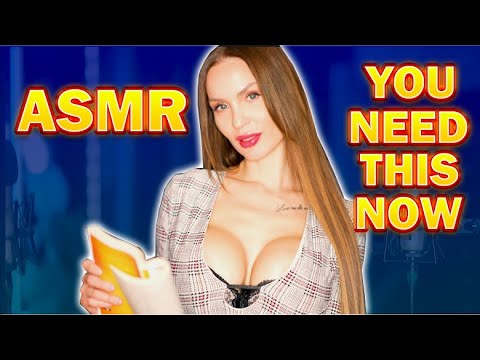 ASMR THIS Voice will make you deeply relaxed / book page turning and reading / soft but intense