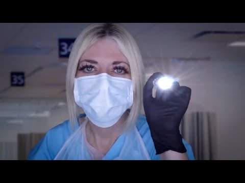 ASMR Emergency Room Doctor Examines You (A&E) - Otoscope, Gloves, Blood Pressure, Medical Exam