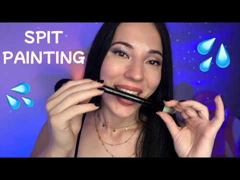 SPIT PAINTING YOU 💦 Intense Mouth Sounds