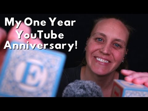 ASMR My One Year YouTube Anniversary!! | Sound Assortment | My First Video Redone