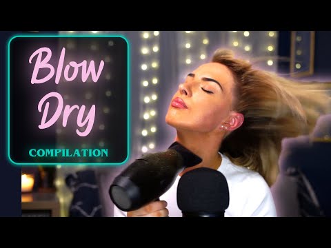 [ASMR] Super intense and Relaxing - 2 Hour Blow Dry/Hair Drying experience!