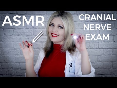 ASMR Relaxing Cranial Nerve Exam
