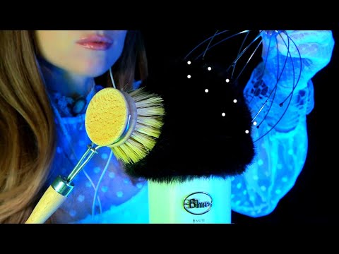ASMR Microphone Brushing for Sleep, Scratching & Stroking (No Talking) by Peaches