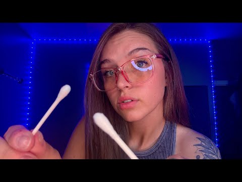 ASMR - EAR CLEANING(whispering to help you sleep)