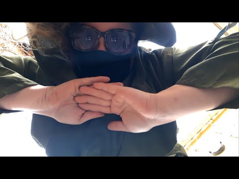 Slapping you in the face| Fast and aggressive ASMR outside| Hand movements (No talking)