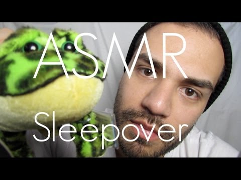 3D Binaural ASMR - Sleepover Roleplay