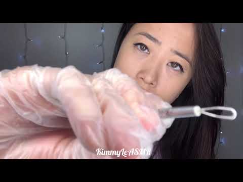 ASMR | Pimple Popping & Extractions | Close-Up Attention | Whispering
