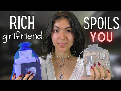 ASMR || rich gf spoils & pampers  you