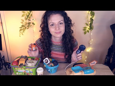 ASMR Toy Grocery Checkout RP - For sleep and tingles