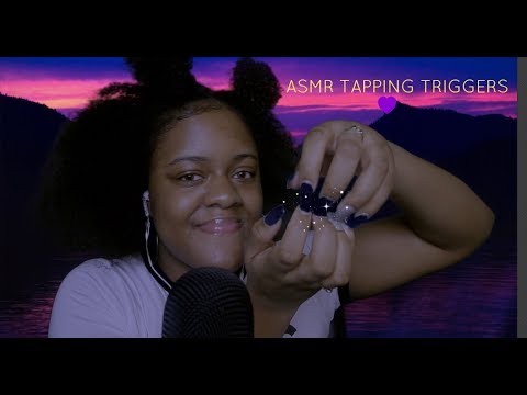 ASMR Tapping Triggers (Nails, Camera, Random Items) ~