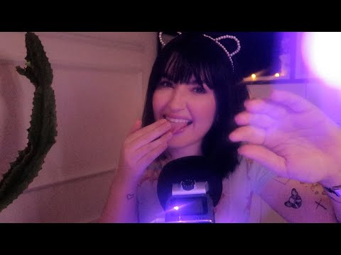 ASMR - SPIT PAINTING YOUR FACE! (mouth sounds)