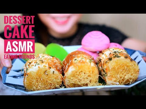 ASMR Dessert Cake , EATING SOUNDS | LINH-ASMR
