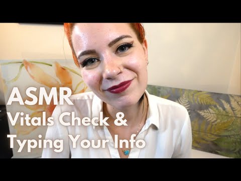 ASMR Vitals Check & Typing Your Information | Soft Spoken Medical RP