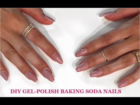 DIY Baking Soda Nails with Gel Polish Voice Over Tutorial (whispered ASMR voice-over)