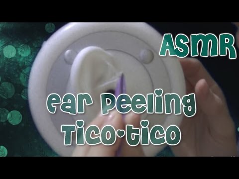 ASMR Ear cleaning/ peeling/ tico tico en español 3Dio