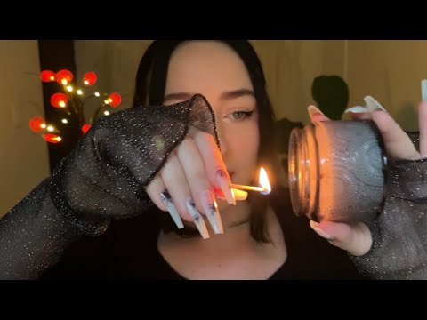 asmr friend does your halloween makeup + skincare (candy, breathwork, layered sounds)