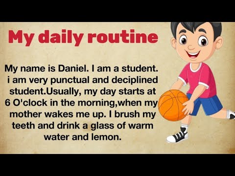improve your English level 1👍| graded reader| my daily routine