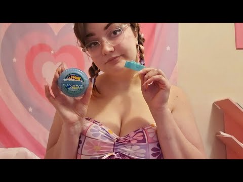 ASMR Soft Speaking and Gum Chewing