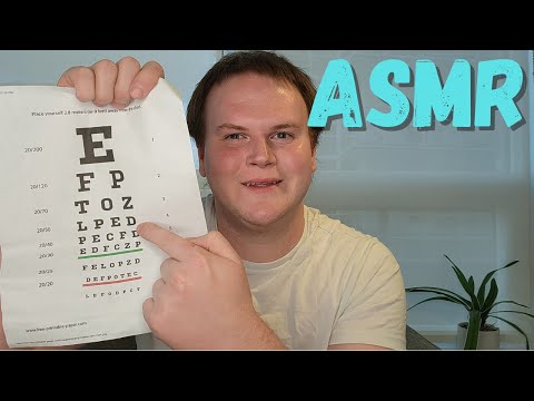 ASMR Soft Spoken Eye Exam