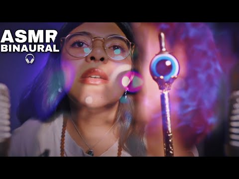 ASMR Te Hipnotizo para DORMIR en 8 minutos 🧿 Focus on me, mouth sounds, energy plucking [BINAURAL]