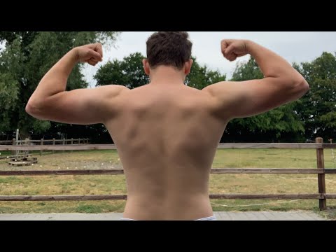 ASMR Body Work Out { Insane Transformation } Arms & Shoulders🏋️‍♂️