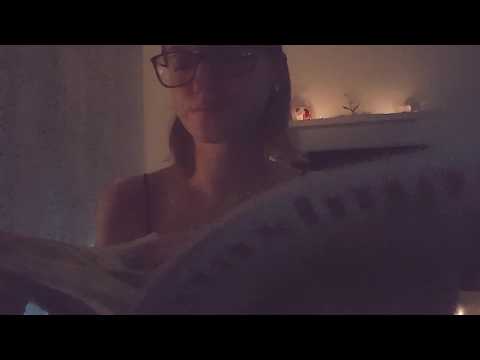 ASMR Roleplay - Private Tingle Session (while it's raining) - glove sounds - magazine flipping ...