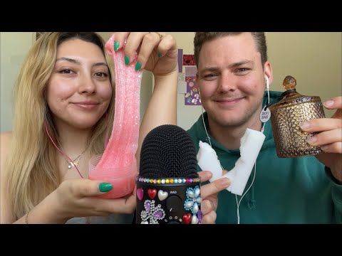 ASMR with my boyfriend ❤️🤠 ~trying to give each other tingles~ PART 6 | Whispered