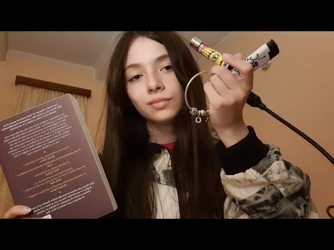 haul ASMR ~ clothes, books and other stuff + fabric scratching, tapping, hand sounds, jewelry sounds