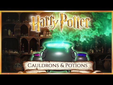 Potage's Cauldron ⚗️Potion Shop [ASMR] Diagon Alley🧙Harry Potter Ambience✨Bubbling Brewing Sparkling