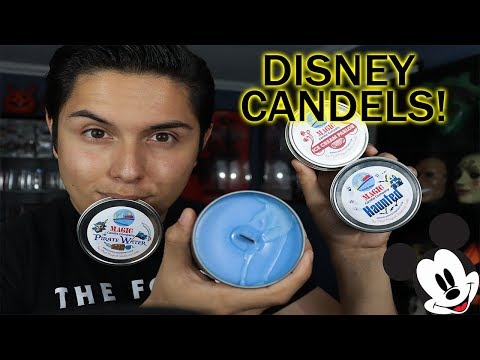 [ASMR] Candles That Smell Like DISNEY Rides! (Fire Tingles)