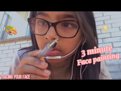 ASMR | 3 MINUTE OF FACE PAINTING