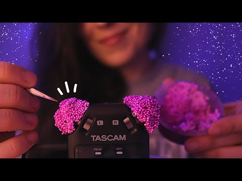 ASMR TASCAM | 1,2,3 Mode trifouillage d'oreilles activé ! (ear cleaning, ear brushing, tapping, ...)