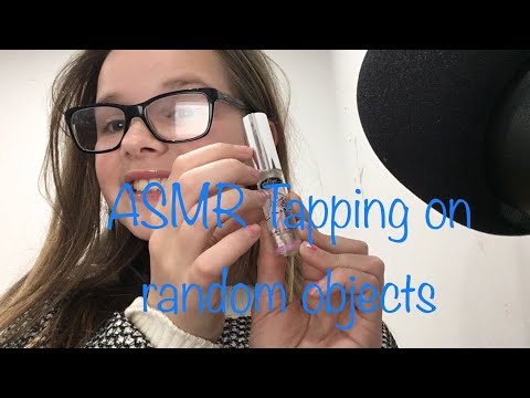 ASMR Tapping on random objects + Gum chewing