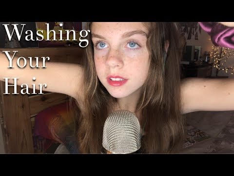 ASMR Washing Your Hair (Shampoo, Conditioner, Personal Attention)