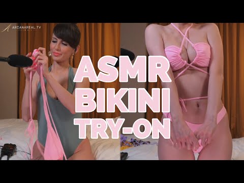 ASMR Bikini Try On with Fabric Sounds