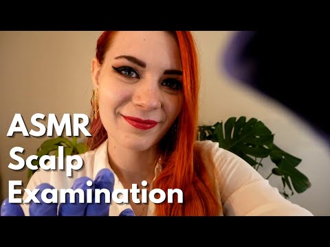 ASMR Scalp Examination With Gloves & Hair Picking | Binaural Soft Spoken Medical RP