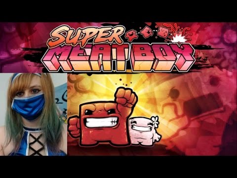 Super Meat Boy Let's Play : Part 1 ~ BabyZelda Gamer Girl