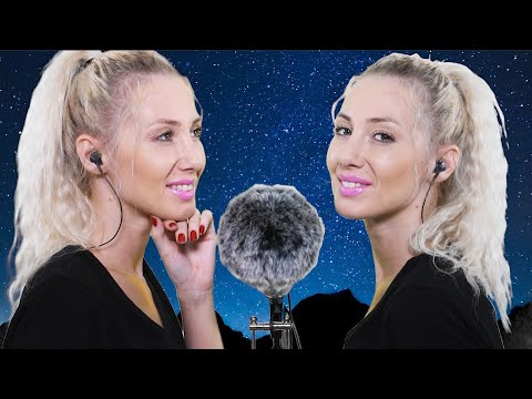 ASMR | TWIN Triggers For Sleep -Trigger Words, Deep Breathing, Mic Brushing, Hand Movements 😴💕