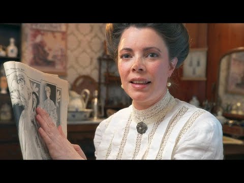 Back to the Hair Parlour | ASMR Edwardian Roleplay (shampoo, brushing, haircut, hairstyling & brows)