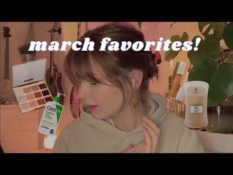 ASMR march favorites! (whispered, tapping, crinkles)
