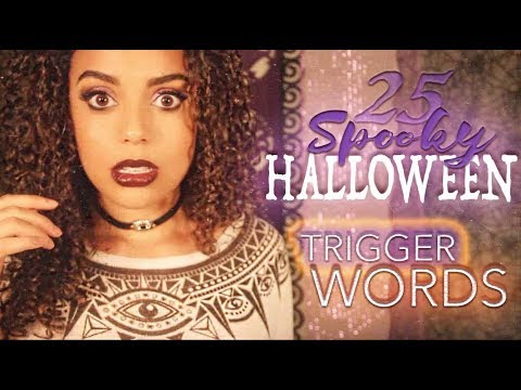 ASMR | 25 SPOOKY Halloween TRIGGER WORDS 👻