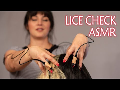 ASMR Tingly Lice Check with Tweezers