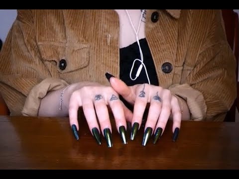 [ASMR] Moist Sounds (Oil, Lotion, Cream & Soap) ~ Tapping ~ Water Sounds  ~ Long Nails (No Talking)