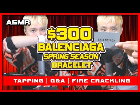 Korean Male ASMR Tapping $300 Balenciaga Bracelet