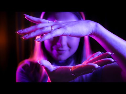 ASMR WITH GENTLE HAND MOVEMENTS, MOUTH SOUNDS 🌧 RAIN SOUNDS FOR A BETTER SLEEP