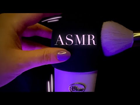 ASMR Fall Asleep In 15 Minutes / Mic Brushing, Scratching, Fluffy Brain Massage (no talking)
