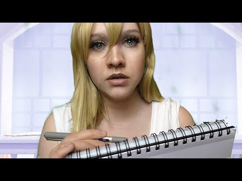 ASMR - Naminé (Kingdom Hearts) comforts you (Roxas) (personal attention, pen sounds, rp)