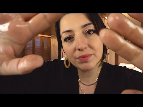 ASMR SPA Roleplay | Face Massage With Oil (NO LAYERED SOUNDS) Facial, Personal Attention Hand Sounds