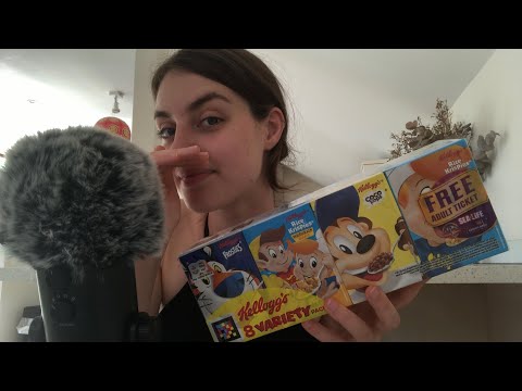 ASMR| cereal unboxing 🥣