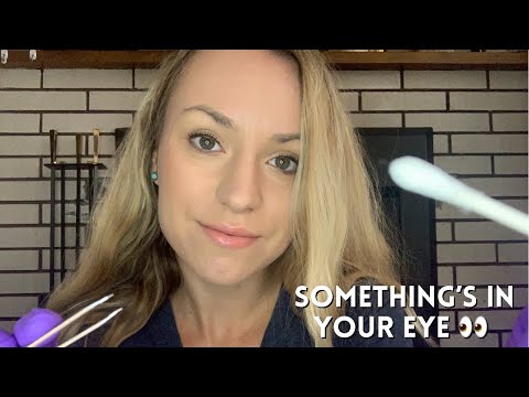 SOMETHINGS IN YOUR EYE ASMR | Up Close Personal Attention ASMR | Cleaning Your Eye ASMR | Relaxing